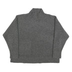 ZARA Womens Grey Plain Pullover Roll Neck Basic Knit S Wool Blend Jumper