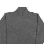ZARA Womens Grey Plain Pullover Roll Neck Basic Knit S Wool Blend Jumper