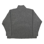 ZARA Womens Grey Plain Pullover Roll Neck Basic Knit S Wool Blend Jumper