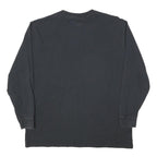 DICKIES Mens Black Long Sleeve Crew Neck T-Shirt XL Pocket Cotton Blend Casual