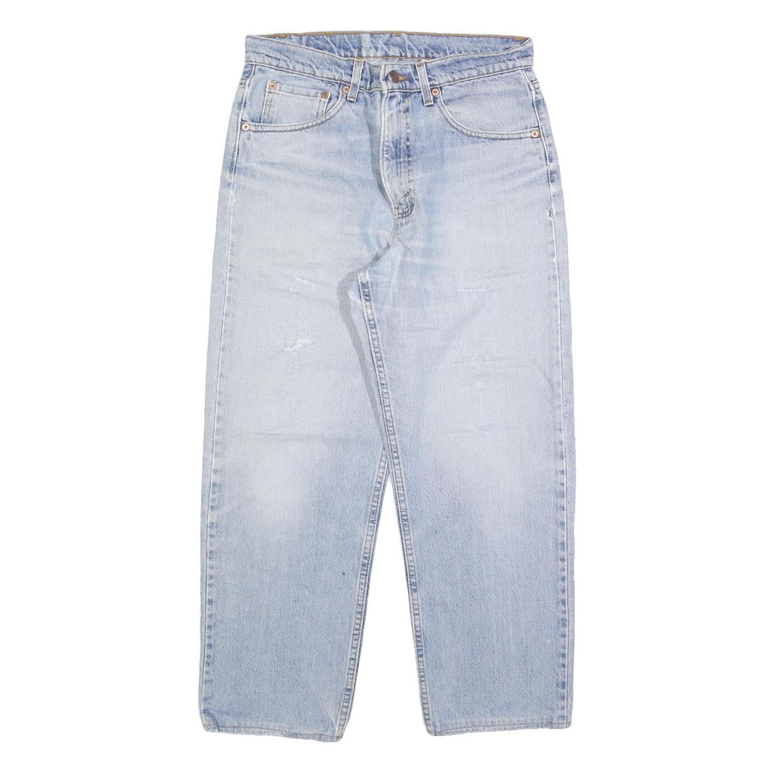 LEVI'S 550 Straight Mens Jeans Blue Relaxed Straight Denim Light W30 L26 Relaxed