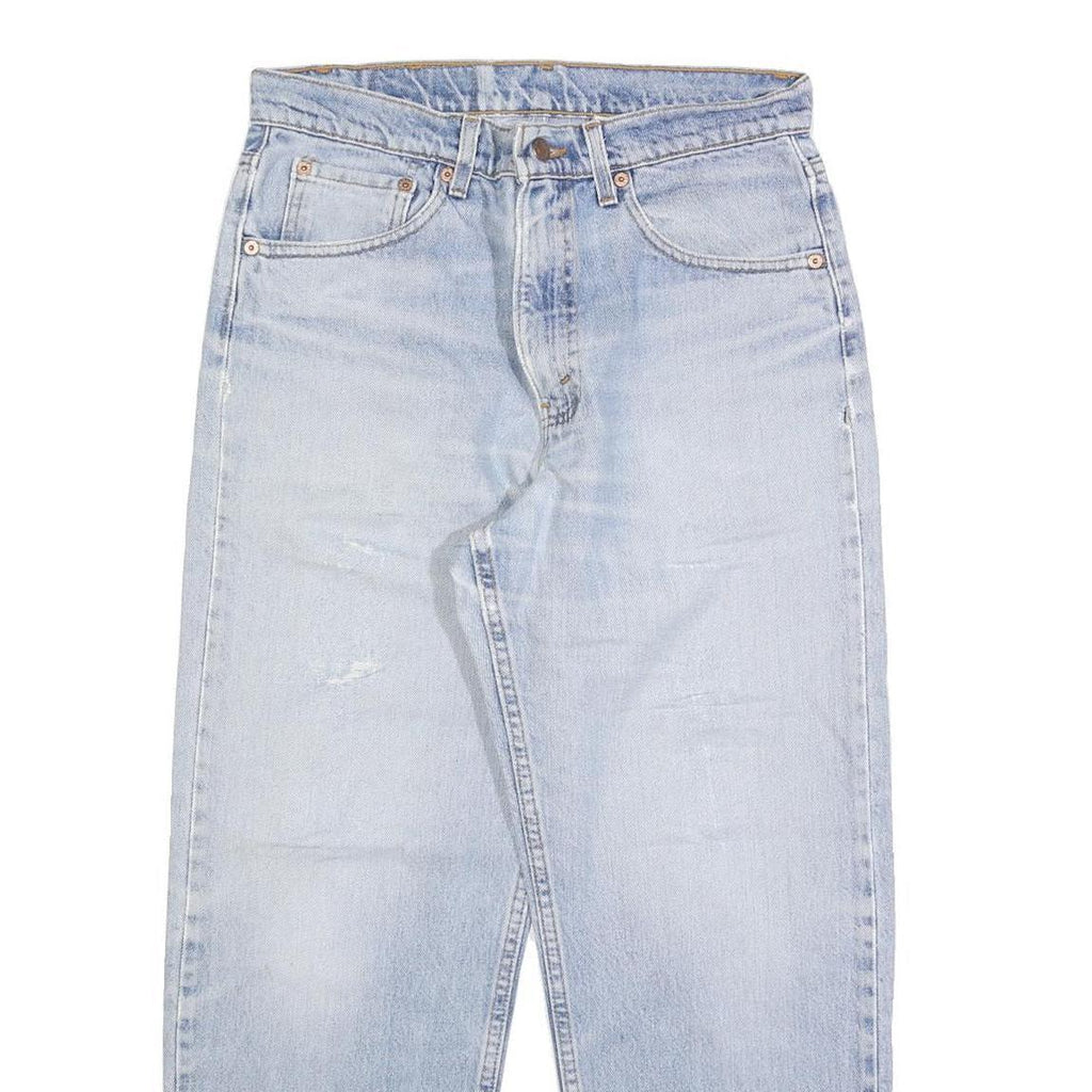 LEVI'S 550 Straight Mens Jeans Blue Relaxed Straight Denim Light W30 L26 Relaxed