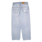 LEVI'S 550 Straight Mens Jeans Blue Relaxed Straight Denim Light W30 L26 Relaxed
