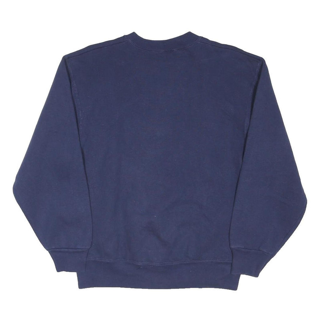 FRUIT OF THE LOOM Womens Navy Blue Victoria Canada Crew Neck S Embroidered