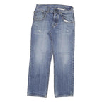 DICKIES Mens Jeans Blue Regular Straight Denim Light W30 L29 Zip Cotton Blend