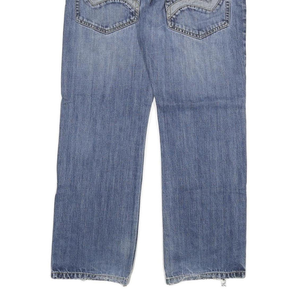 DICKIES Mens Jeans Blue Regular Straight Denim Light W30 L29 Zip Cotton Blend