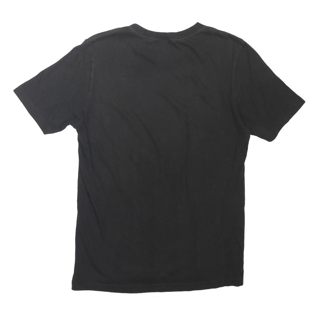 ADIDAS Mens Black Cotton Blend Graphic T-Shirt XS Short Sleeve Crew Neck Logo