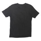 ADIDAS Mens Black Cotton Blend Graphic T-Shirt XS Short Sleeve Crew Neck Logo