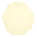 SEARS Mens Yellow Long Sleeve Shirt L Polyester Blend Classic Collar Casual