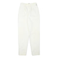 ETC Womens Cotton Blend White Slim Tapered Trousers W22 L28 Stylish Comfortable