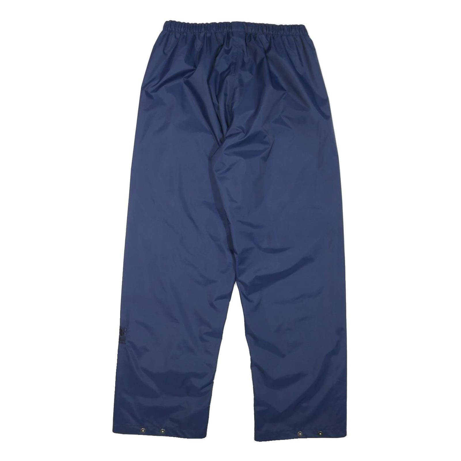 HELLY HANSEN Mens Joggers Blue M W30 L30 Lightweight Polyester Blend Relaxed Fit