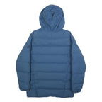 JACK WOLFSKIN Mens Blue Jacket S Polyamide Puffer Warm Hooded Winter Outdoor
