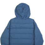 JACK WOLFSKIN Mens Blue Jacket S Polyamide Puffer Warm Hooded Winter Outdoor