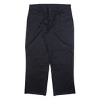 DICKIES Mens Trousers Black Relaxed Straight W38 L29