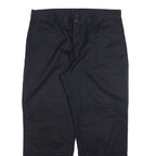 DICKIES Mens Trousers Black Relaxed Straight W38 L29