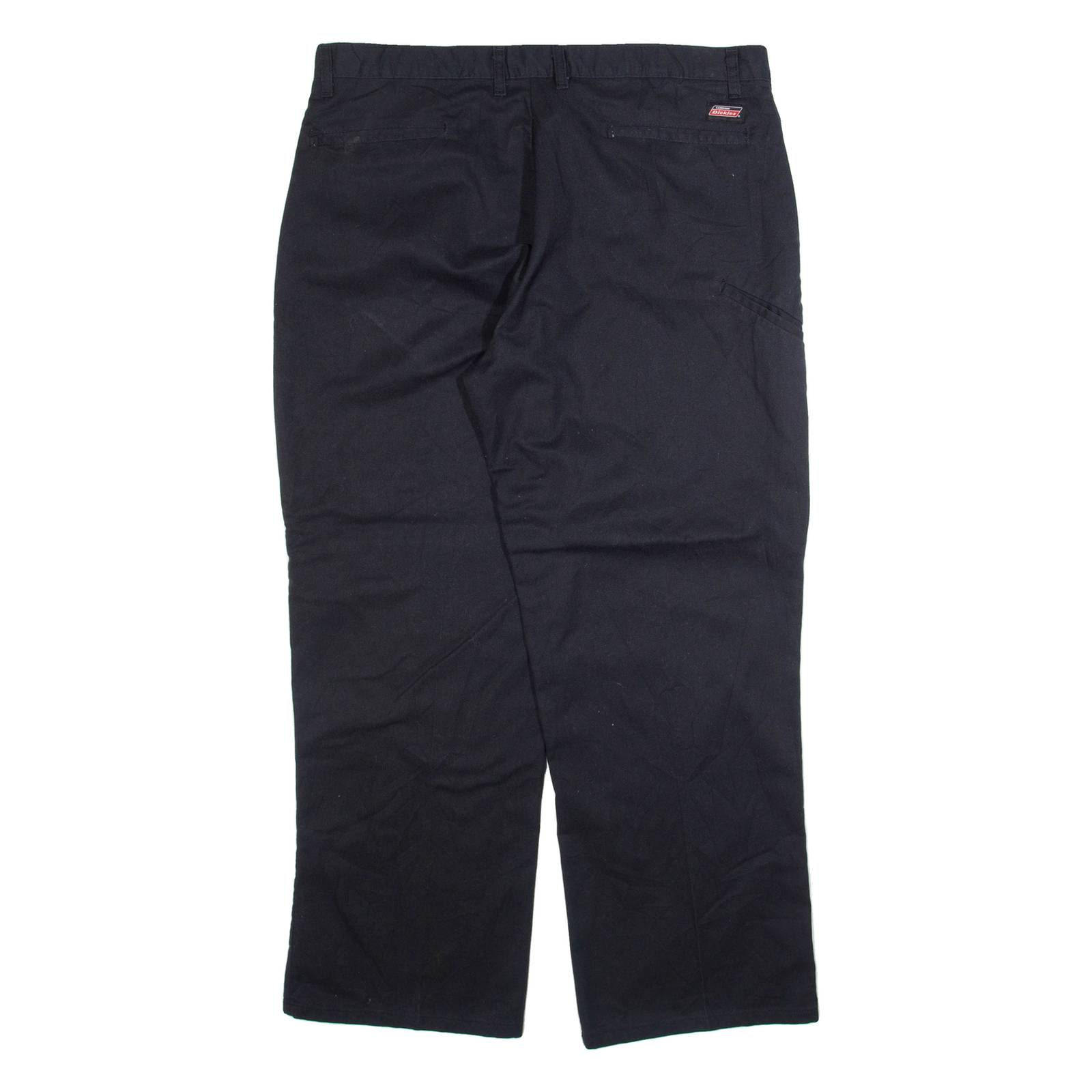 DICKIES Mens Trousers Black Relaxed Straight W38 L29