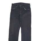 LEVI'S 501 Mens Jeans Blue Cotton Blend Regular Straight Button W28 L31 Classic