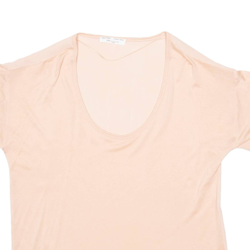 ZARA Womens Top Pink S