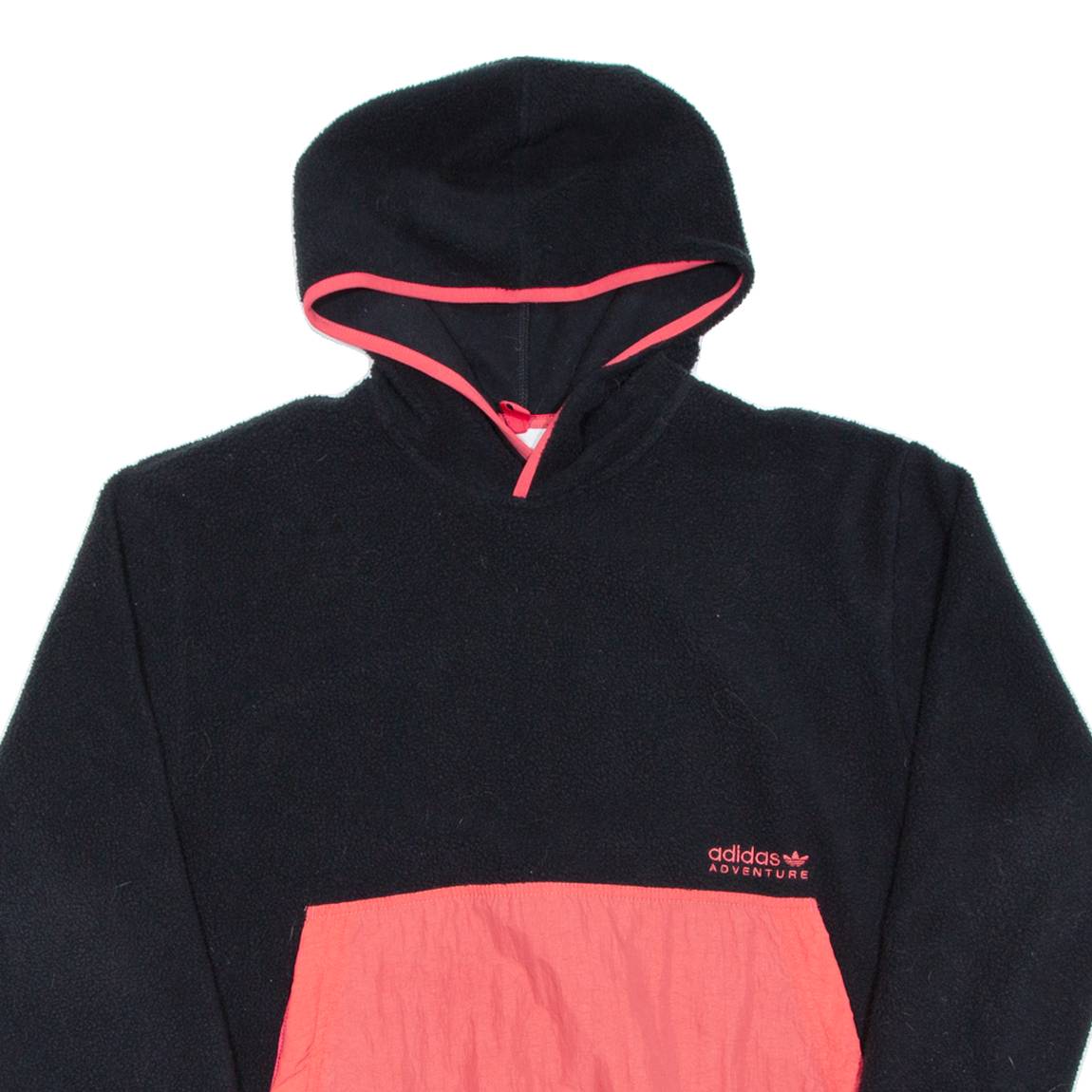 ADIDAS Womens Black Hoodie Pullover S
