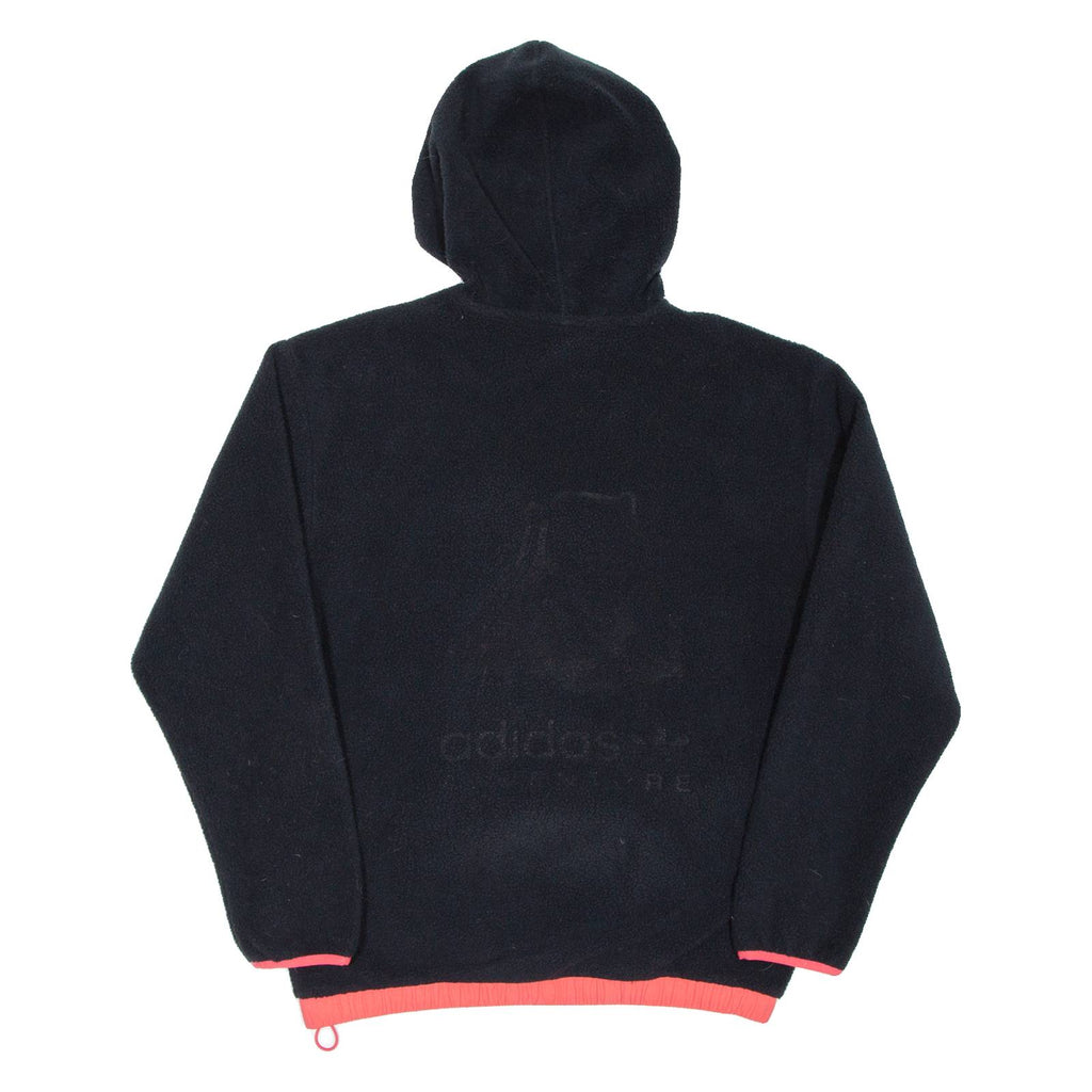 ADIDAS Womens Black Hoodie Pullover S