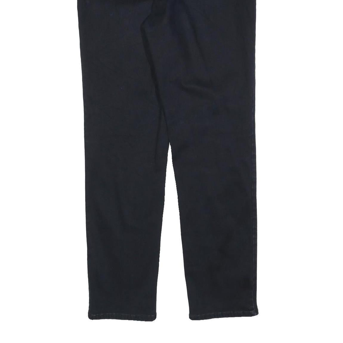 LEVI'S Womens Jeans Black Slim Tapered Denim W33 L32 Cotton Blend Zip