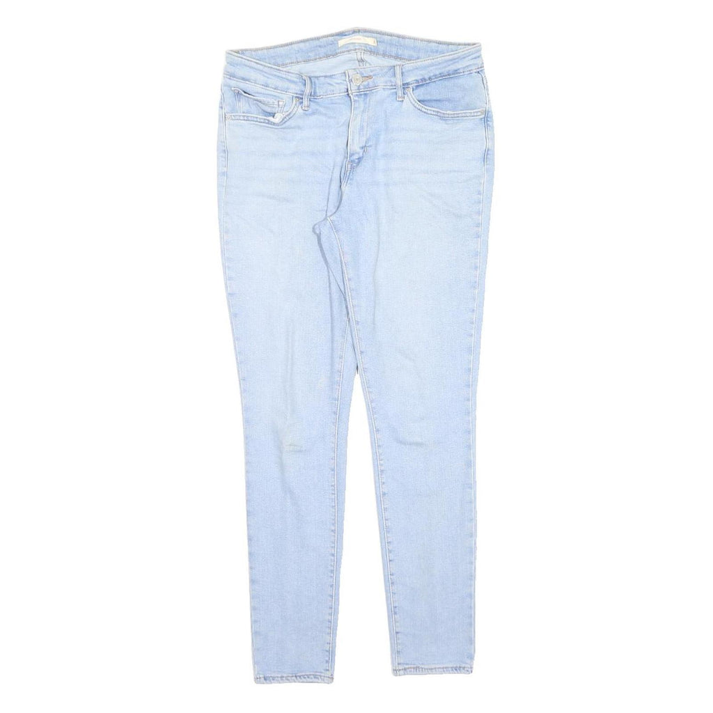 LEVI'S 711 Womens Jeans Blue Slim Skinny Denim Light W31 L30 Stretch Cotton