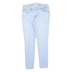 LEVI'S 711 Womens Jeans Blue Slim Skinny Denim Light W31 L30 Stretch Cotton