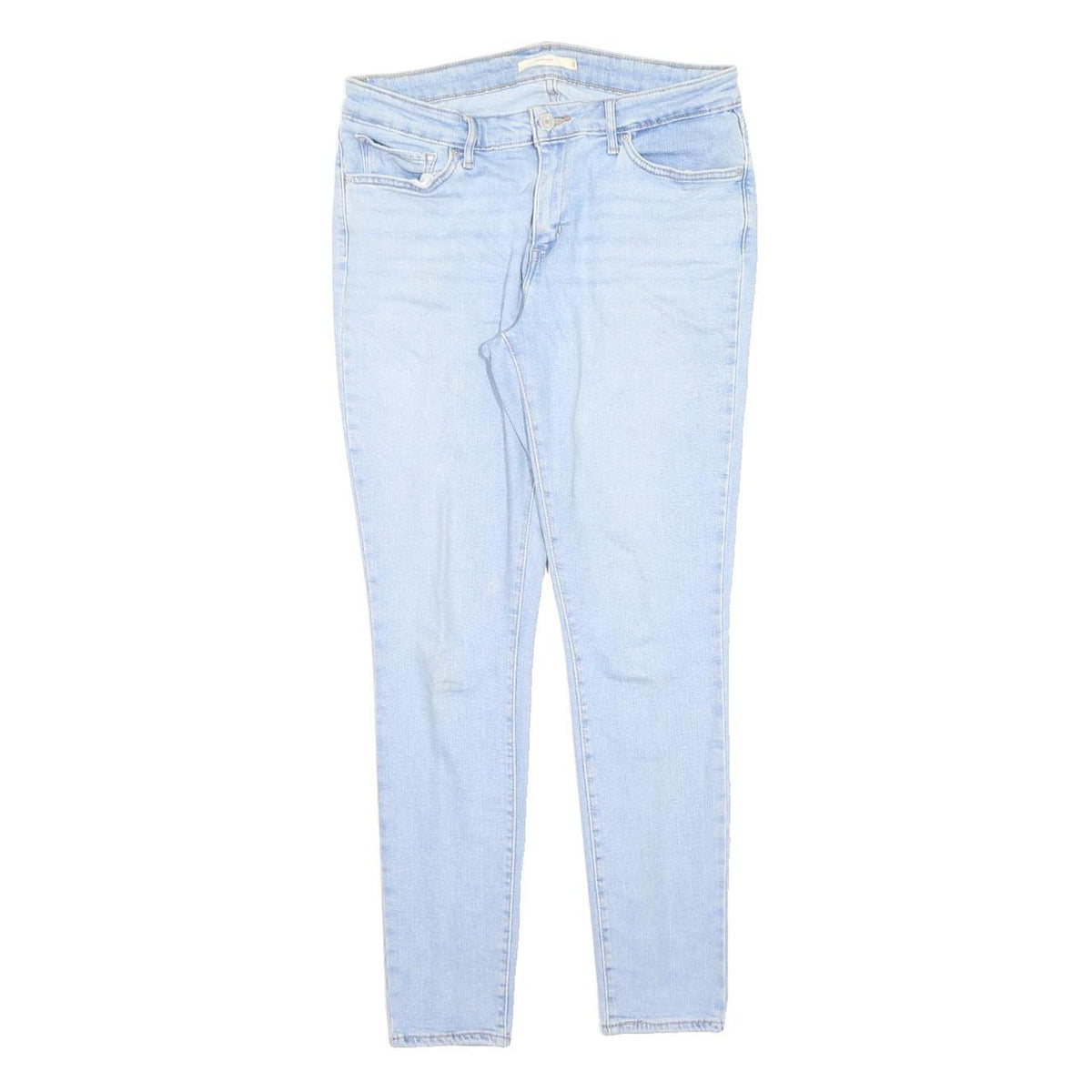 LEVI'S 711 Womens Jeans Blue Slim Skinny Denim Light W31 L30 Stretch Cotton