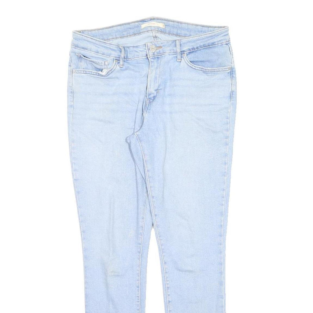 LEVI'S 711 Womens Jeans Blue Slim Skinny Denim Light W31 L30 Stretch Cotton