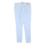 LEVI'S 711 Womens Jeans Blue Slim Skinny Denim Light W31 L30 Stretch Cotton