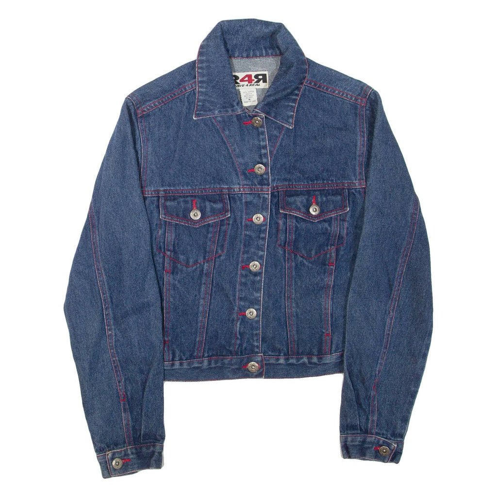 R4R Womens Denim Jacket Blue S