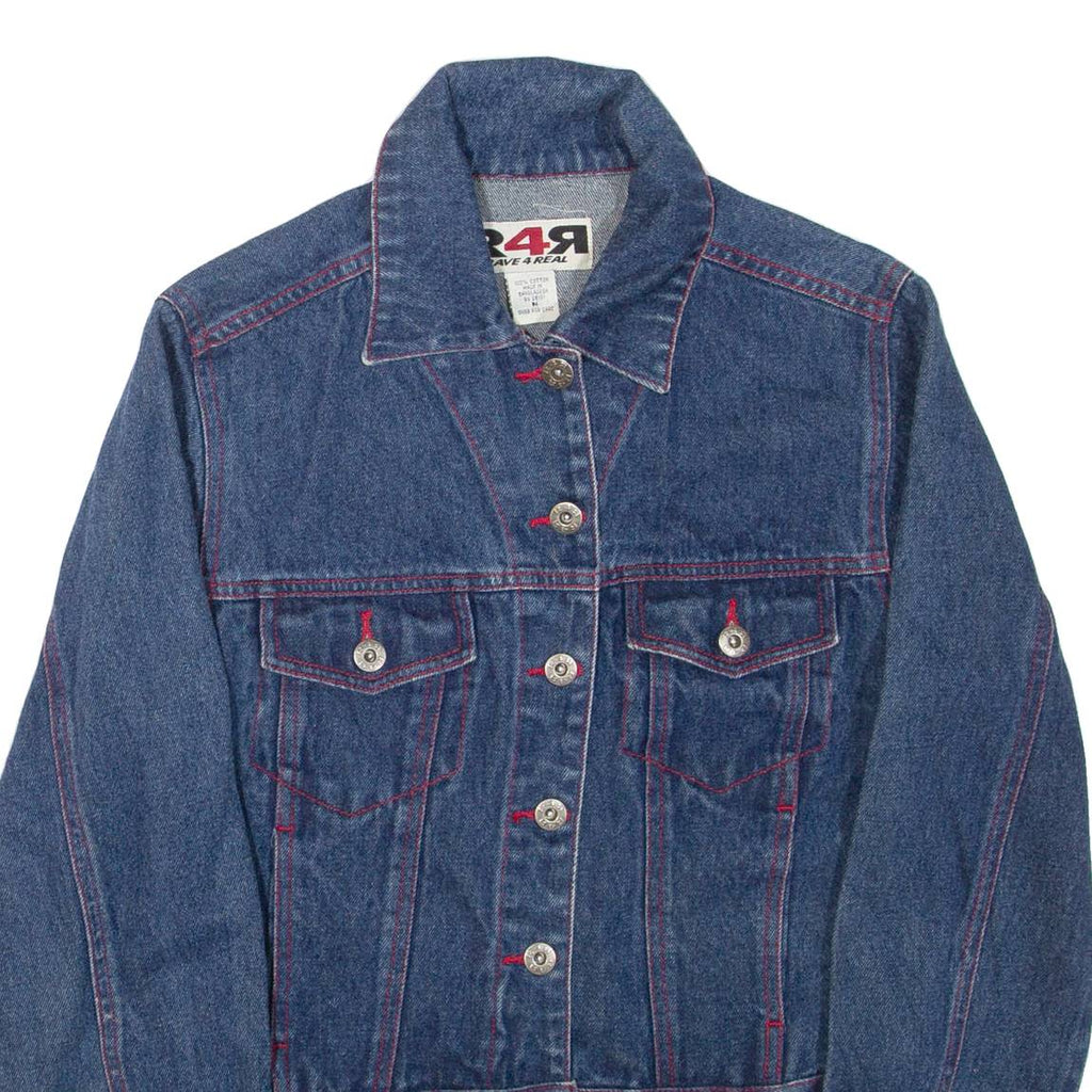 R4R Womens Denim Jacket Blue S