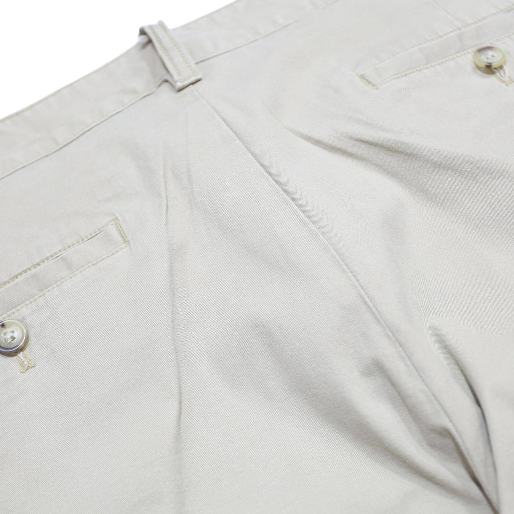 NAUTICA Mens Regular Fit Beige Cotton Blend Trousers W34 L32 Classic Zip Chinos