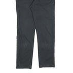 NAUTICA Mens Regular Fit Black Cotton Blend Trousers W34 L30 Classic Zip