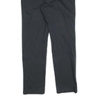 NAUTICA Mens Regular Fit Black Cotton Blend Trousers W34 L30 Classic Zip