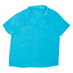 Womens Shirt Blue Collared L