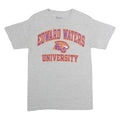 CHAMPION Mens Grey Edward Waters University Graphic T-Shirt S Short Sleeve Crew