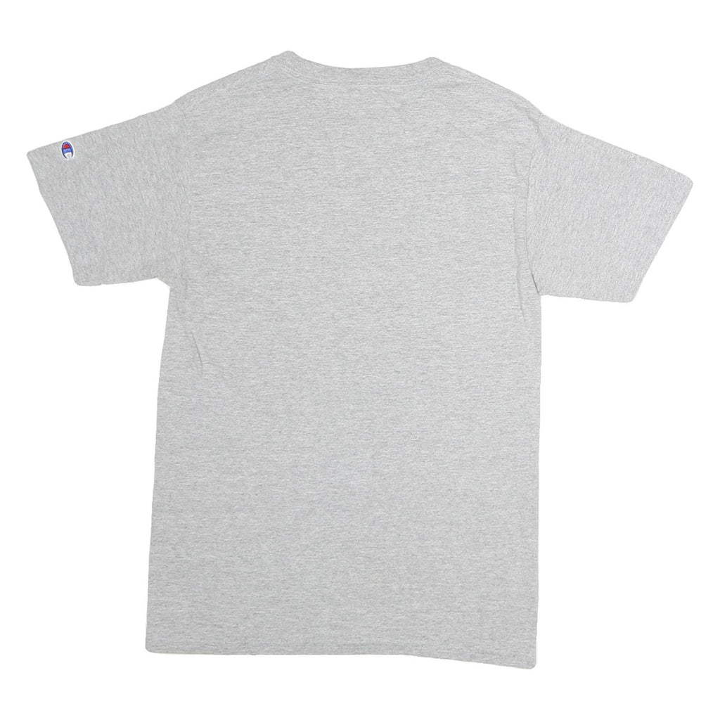 CHAMPION Mens Grey Edward Waters University Graphic T-Shirt S Short Sleeve Crew