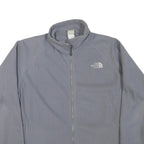THE NORTH FACE Mens Grey Jacket L Polyester Blend Plain Zip Casual Outdoor