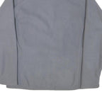 THE NORTH FACE Mens Grey Jacket L Polyester Blend Plain Zip Casual Outdoor