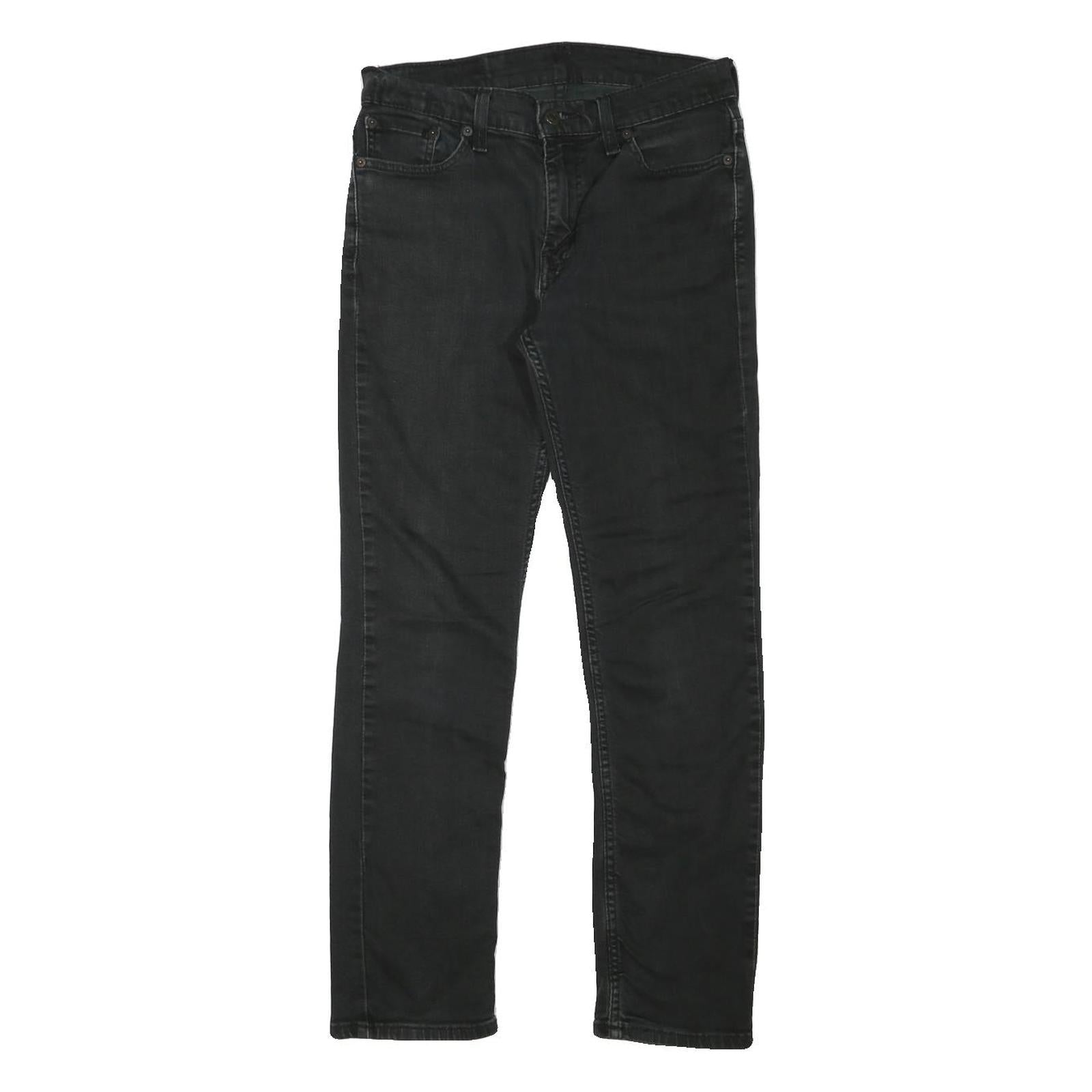 LEVI'S 511 Mens Regular Skinny Denim Dark W28 L27 Zip Cotton Blend Stylish