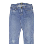 LEE Womens Slim Blue Denim Medium Wash Jeans W30 L28 Classic Zip Pockets