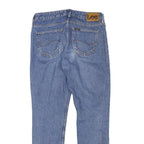 LEE Womens Slim Blue Denim Medium Wash Jeans W30 L28 Classic Zip Pockets