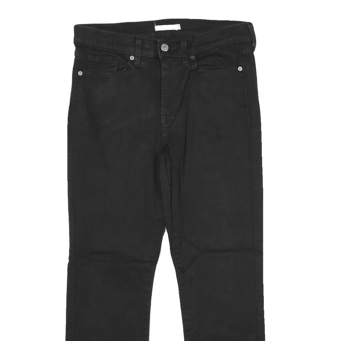 LEVI'S Classic Straight Womens Jeans Black Regular Straight Denim W30 L27