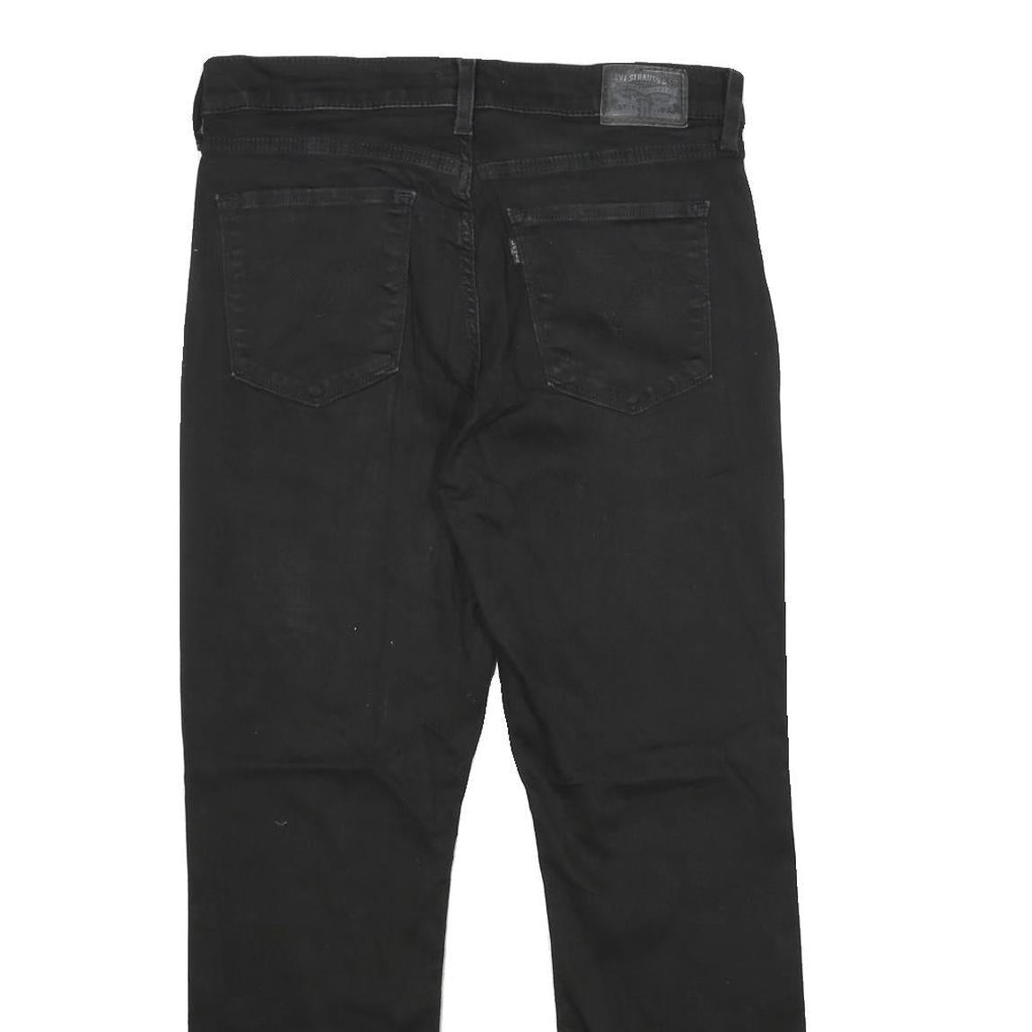 LEVI'S Classic Straight Womens Jeans Black Regular Straight Denim W30 L27