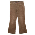 LOIS JEANS Womens Corduroy Trousers Brown Regular Flared W32 L28
