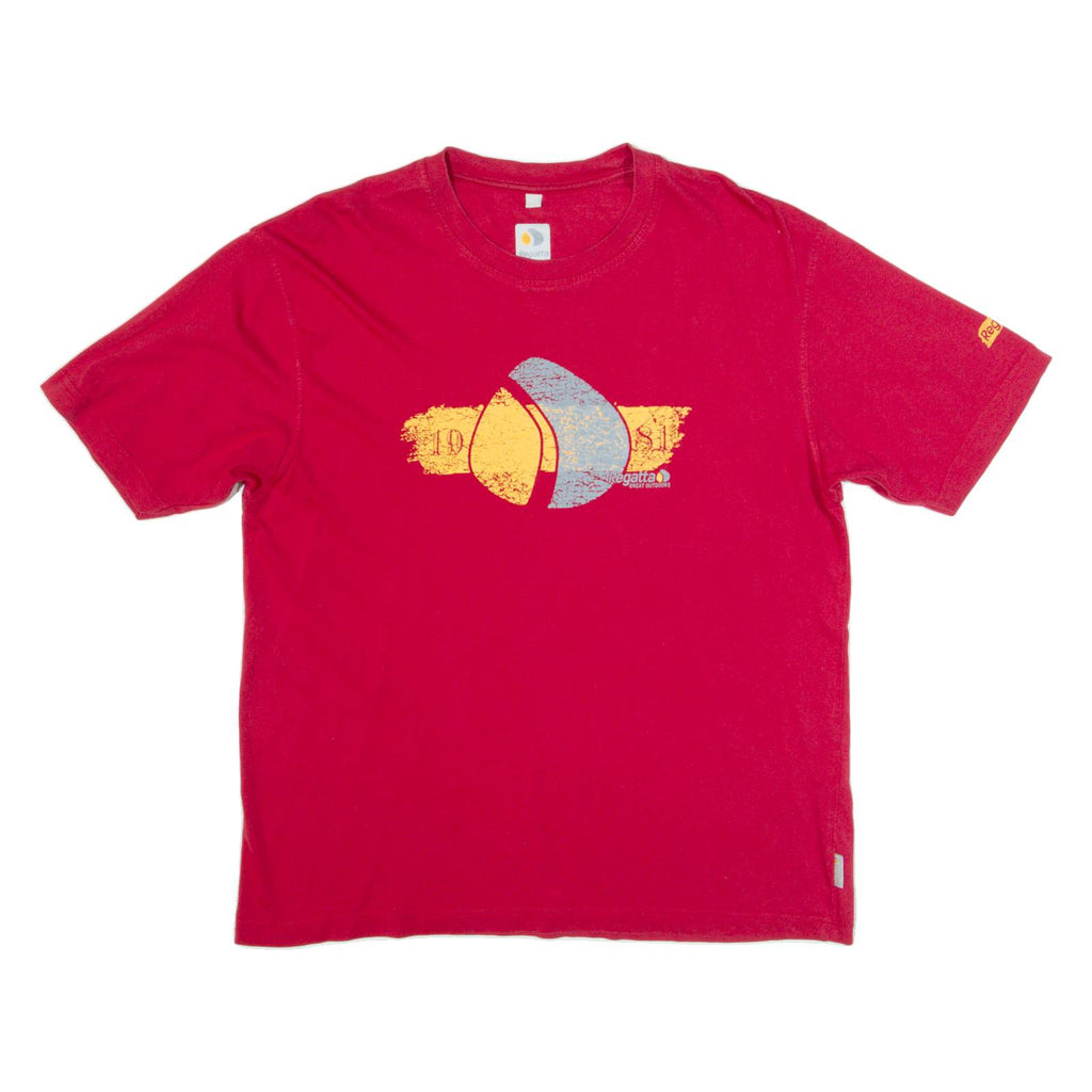 REGATTA Mens T-Shirt Maroon L