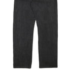 WRANGLER Mens Black Regular Denim Rinse W34 L31 Cotton Blend Zip Jeans