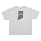 CHAMPION Mens Grey Cotton Blend Graphic T-Shirt XL Short Sleeve Crew Neck