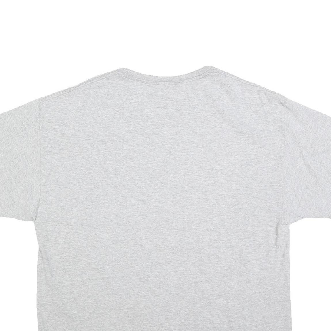 CHAMPION Mens Grey Cotton Blend Graphic T-Shirt XL Short Sleeve Crew Neck